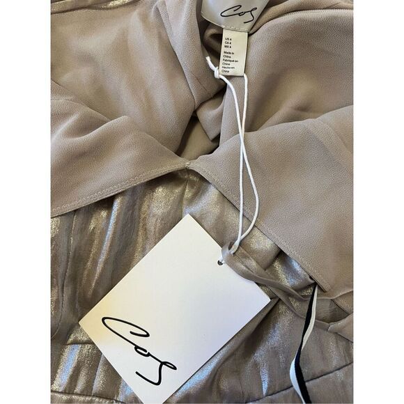 COS METALLIC SLIP DRESS - Picture 16 of 16